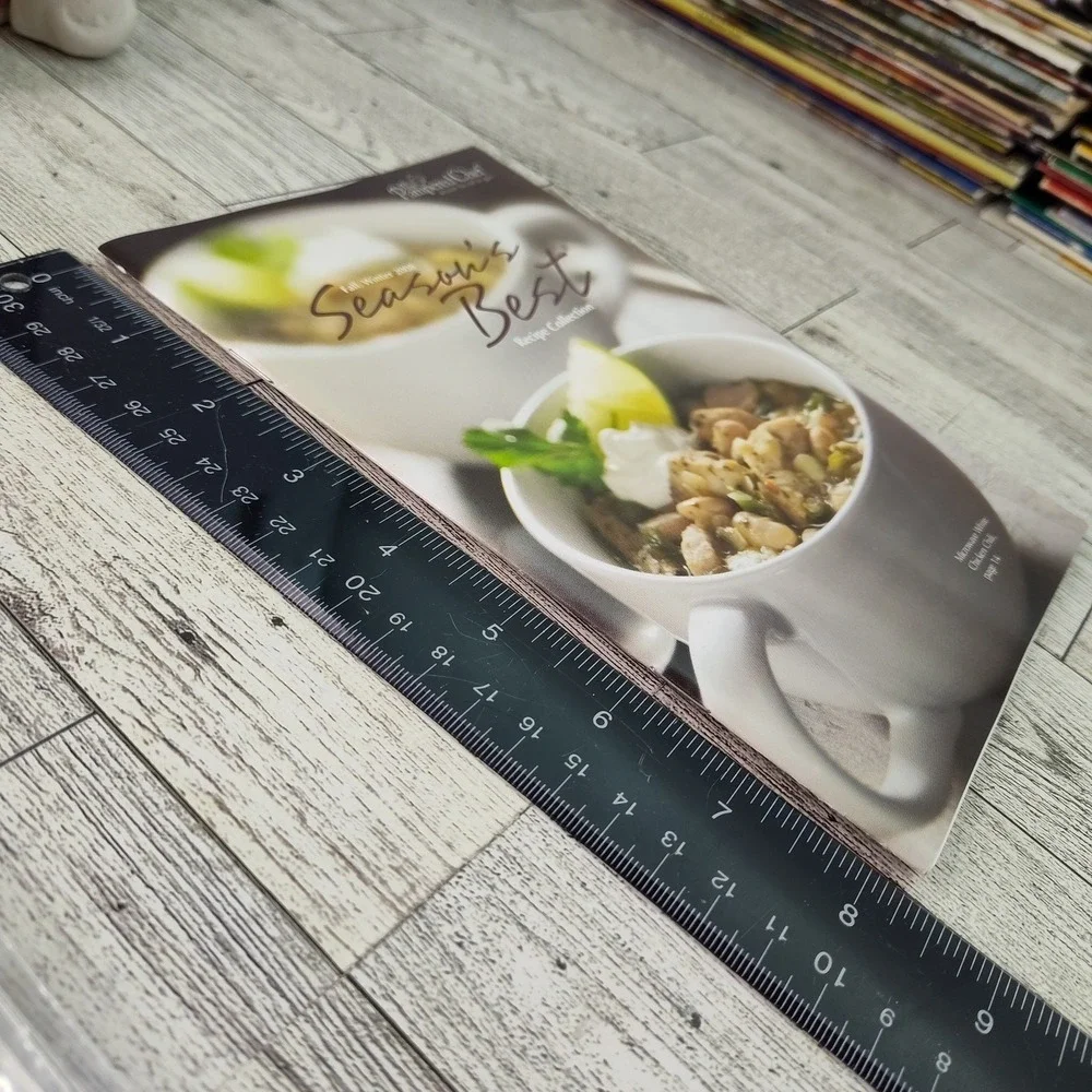Pampered Chef Seasons Best‎ Cookbook 2008 Booklet Fall Winter Recipes Cozy-Core